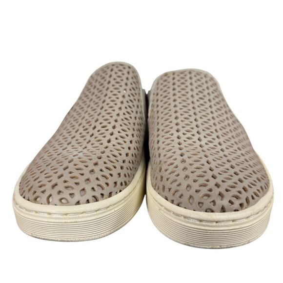 Sofft Somers II Taupe Leather Perforated Mules Slip On Sneakers Shoes Womens 8 - Picture 7 of 16